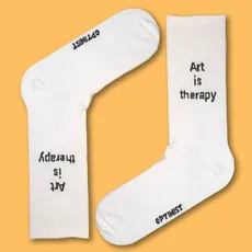 جوراب ساقدار art is therapy